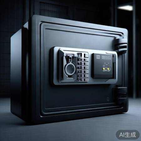 钢猫保险柜：防盗指纹锁报警