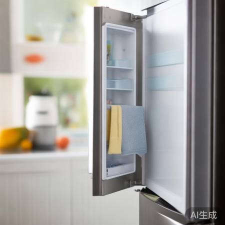 定期清理冰箱，减少开关门
