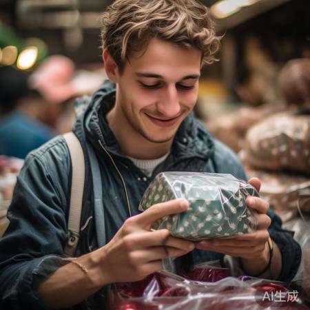 市场购物心情佳