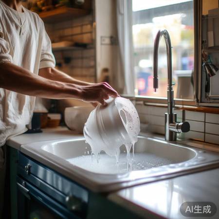 “轻松清洗消毒柜滤网”