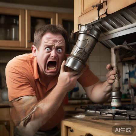 抽油烟机崩溃，家庭生活写照