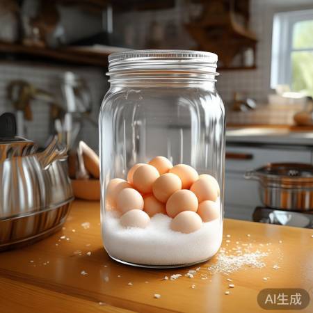 食盐防蛋腐，密封容器保蛋鲜