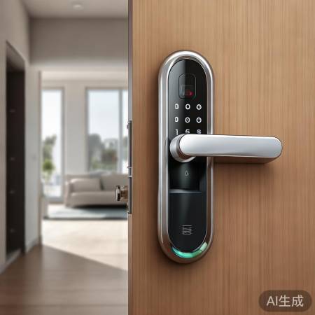 摩坚智能锁，指纹解锁便捷安全