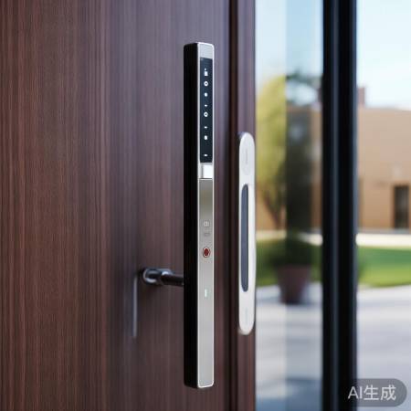 新锁首选指纹锁,守护家园。