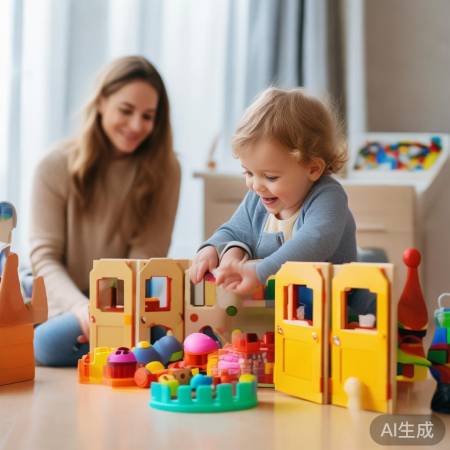 安全益智城堡玩具