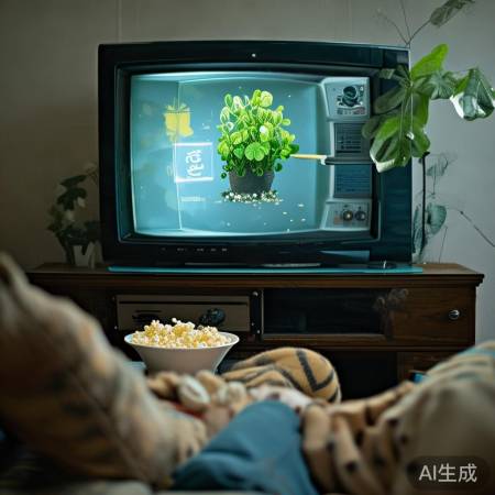 “倒置电视变魔棒,种植新生活!