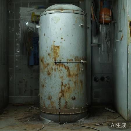 热水器老化迹象：锈蚀、异响、漏