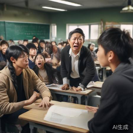 教师遭羞辱,网友热议教养问题