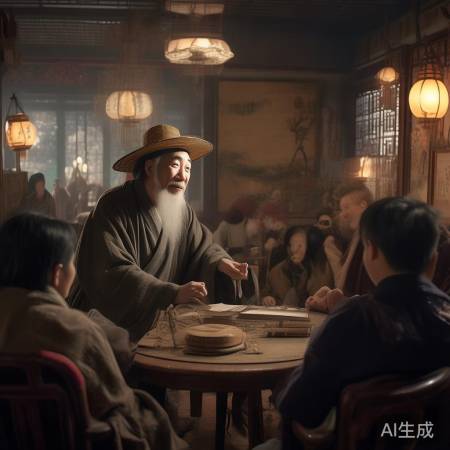 中秋饮酒奇梦,谦师幽默创意