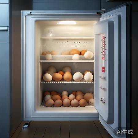 冰箱门常开，鸡蛋易变质